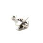 Zawieszka metalowa Charms ScrapBerry's Samolot Brąz, 20mm - 2
